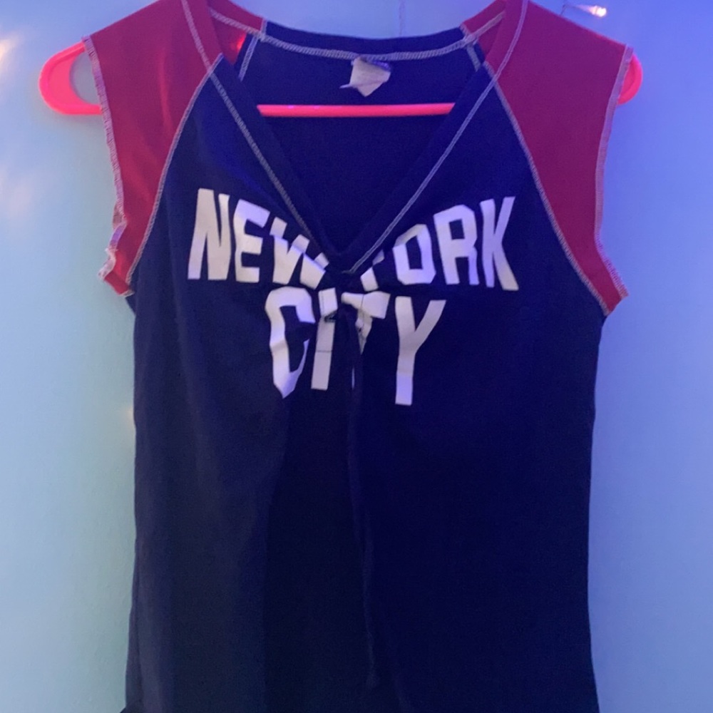 cute low cut New York City tank Top